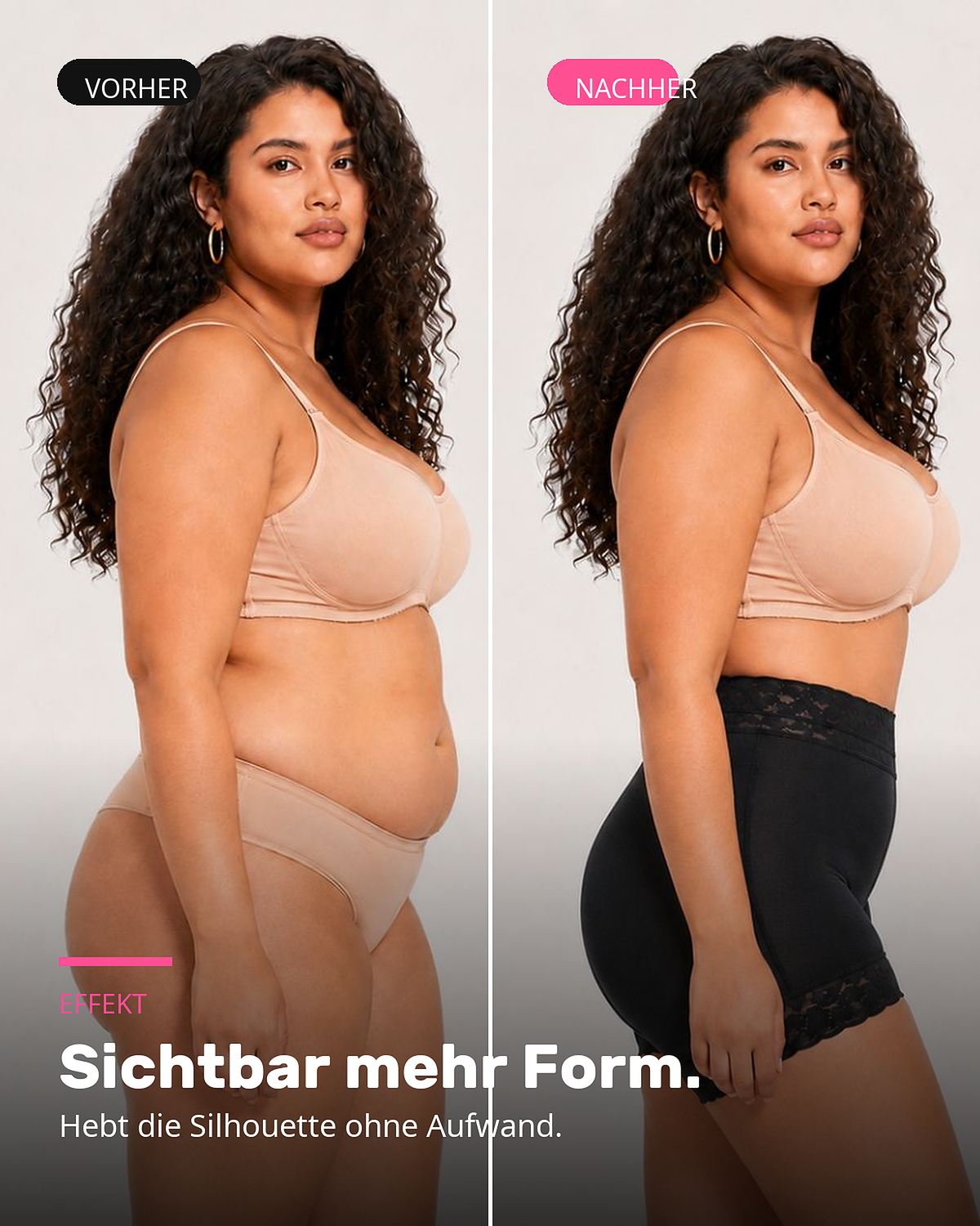 Faja Gabriela Vorher-Nachher