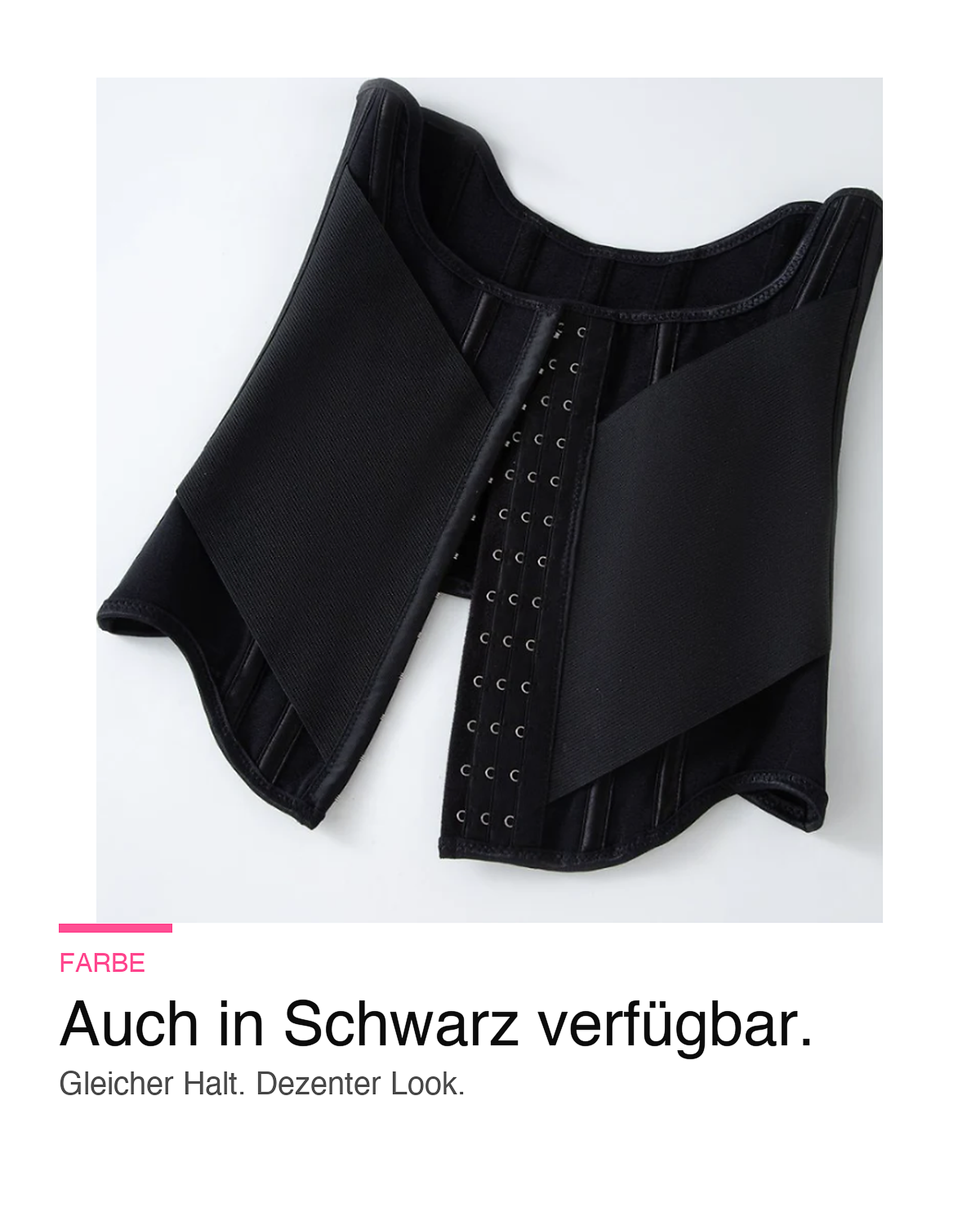 Faja Teresa auch in Schwarz verfuegbar HQ