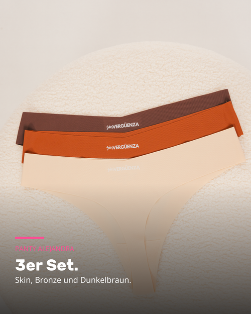 Panty Alejandra 3er Set Cover Farben HQ